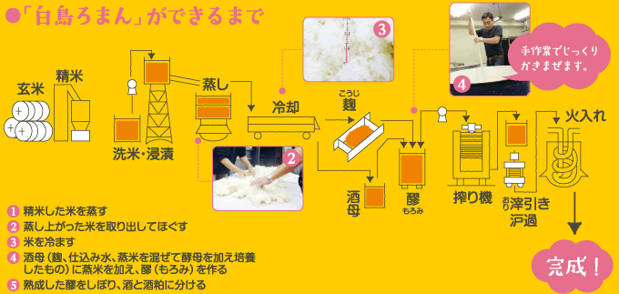 「白島ろまん」ができるまで